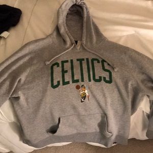 Grey Celtics Hoodie XXL
